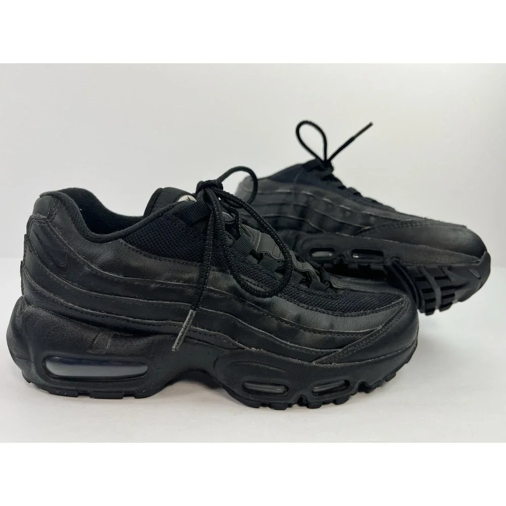 Nike Air Max 95 Recraft 'Triple Black' Youth Size 5.5 Shoes Sneakers CJ3906-001
